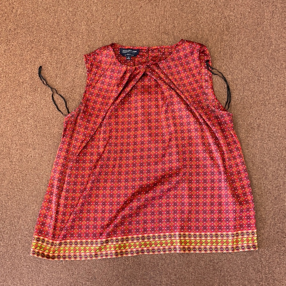 Jones New York red blouse 1x. Great condition.
